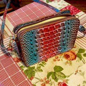 Alligator skin cross body